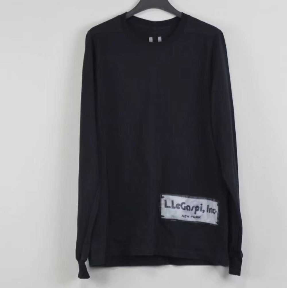 Rick Owens Rick owens mainline show cotton patch long sleeve sweater
