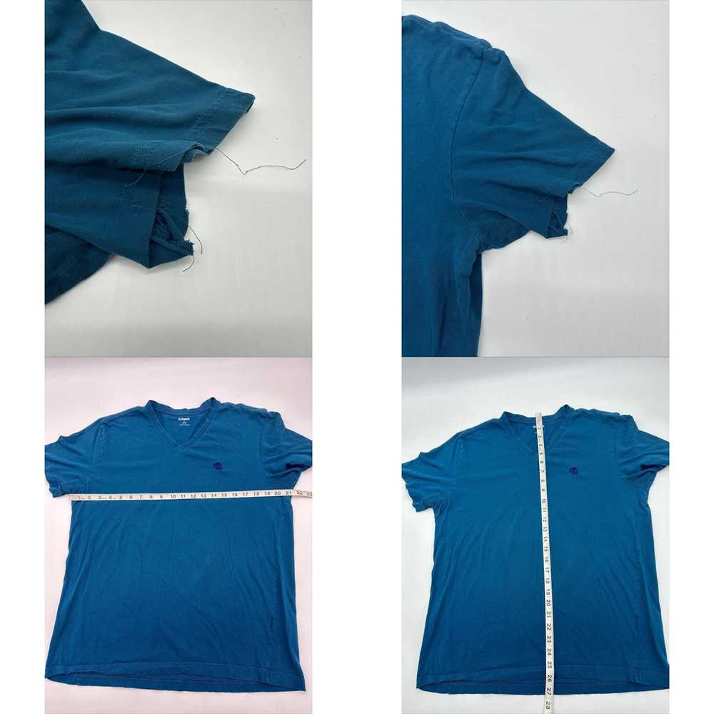 Express Express T-Shirt Men X-Large Blue V-Neck…#… - image 4