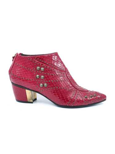 Rodarte Studded Red Booties, 36