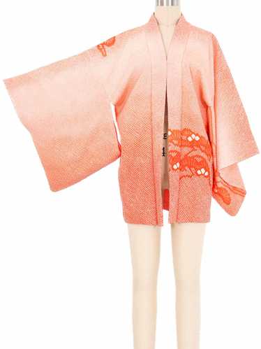 Coral Shibori Kimono
