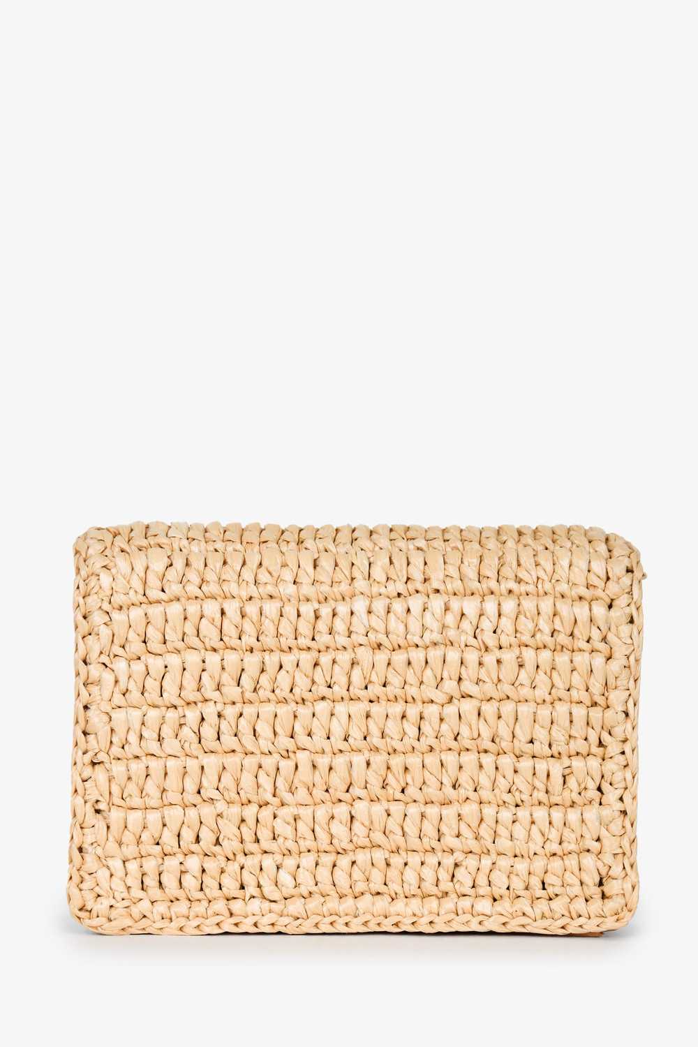 Prada Beige Crochet Cardholder with Crossbody Str… - image 8