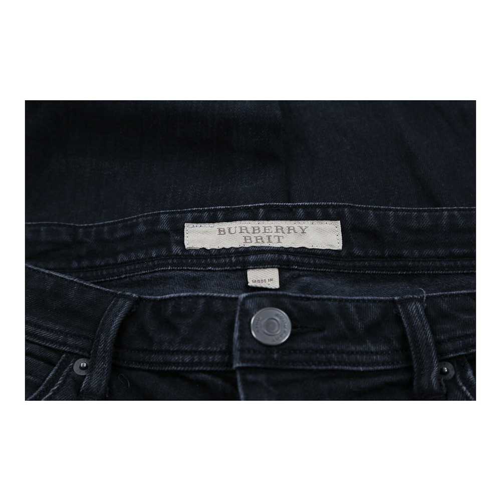 Burberry Jeans - 30W UK 8 Black Cotton Blend - image 2