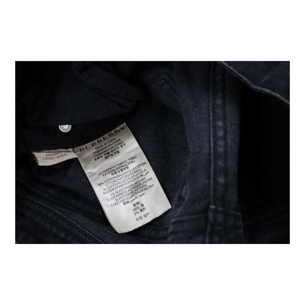 Burberry Jeans - 30W UK 8 Black Cotton Blend - image 3