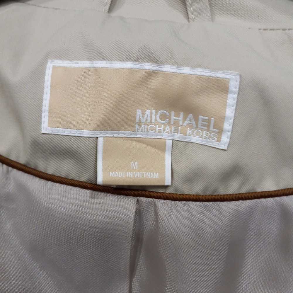 Women's Michael Kors Basic Trench Coat Sz M - image 4