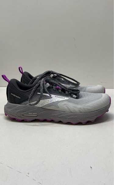 Brooks Cascadia 17 Gray Purple Athletic Shoes Wome