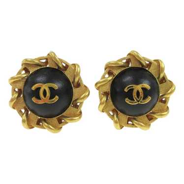 Chanel Leather earrings