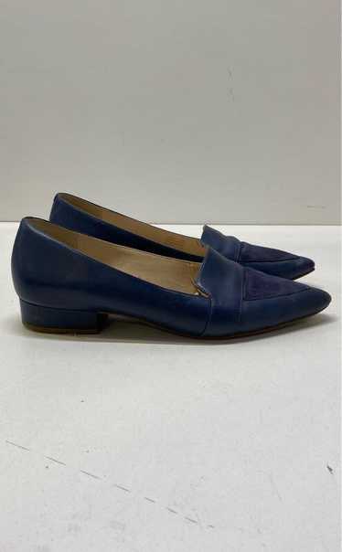 Cole Haan Leather Marlee Skimmer Flats Blue 8.5