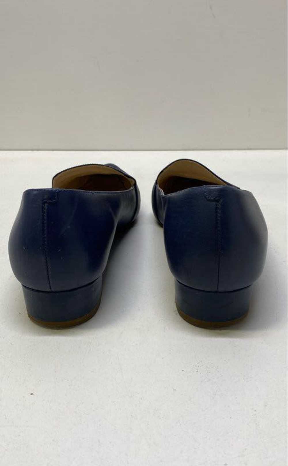 Cole Haan Leather Marlee Skimmer Flats Blue 8.5 - image 4