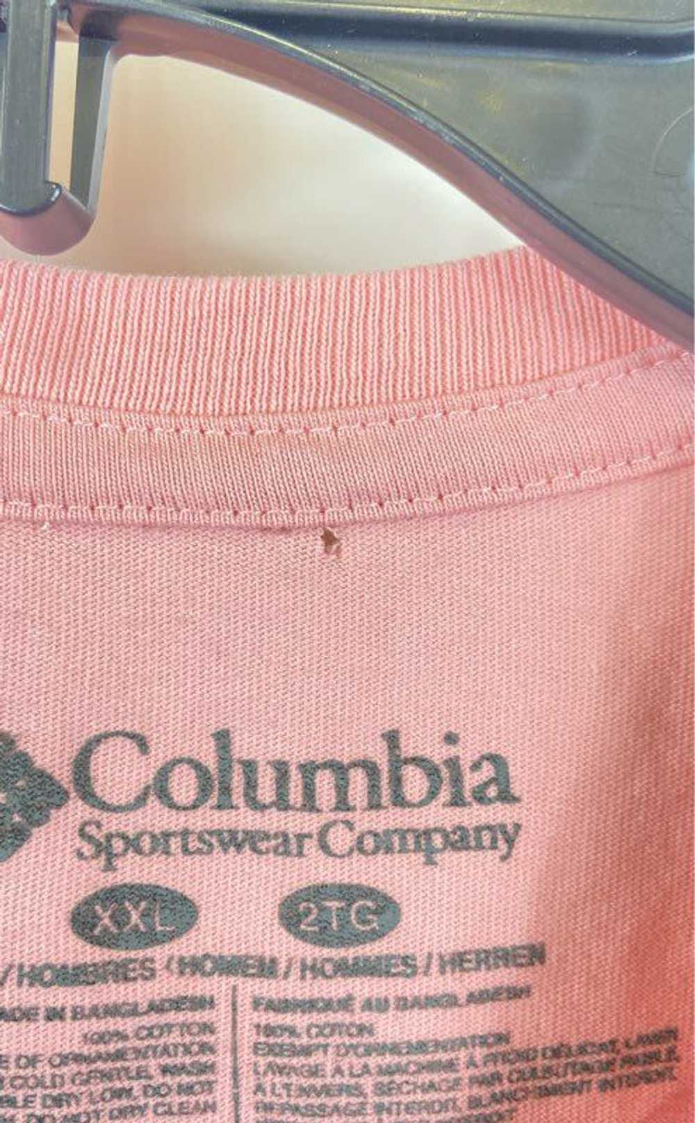 Columbia Womens Pink Cotton PFG Short Sleeve Roun… - image 4