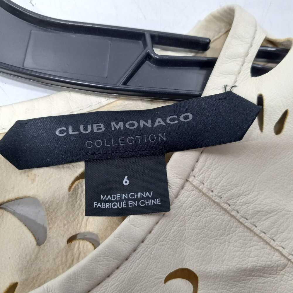 Club Monaco Women's Cream Cut Out Dress Size 6 - image 3