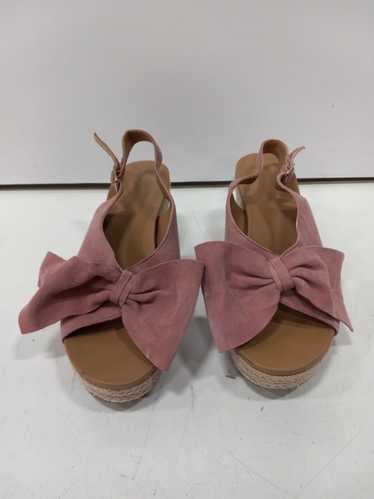 Ugg Women's Pink & Beige Sandals Size 10