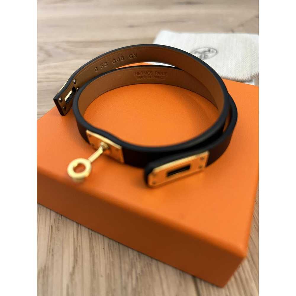 Hermès Mini Kelly Double Tour leather bracelet - image 2