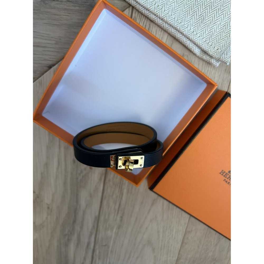 Hermès Mini Kelly Double Tour leather bracelet - image 4