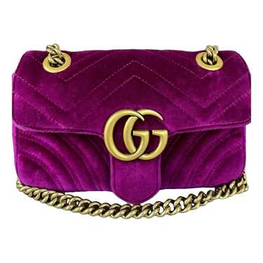 Gucci GG Marmont velvet crossbody bag