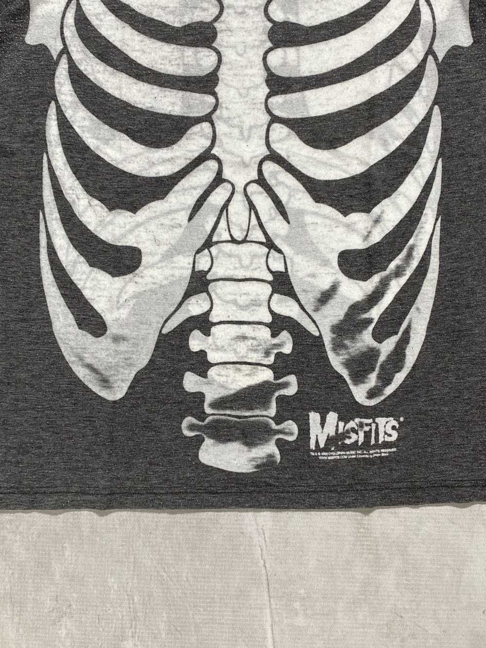 Band Tees × Misfits × Rock Band Y2K Misfits Skele… - image 4