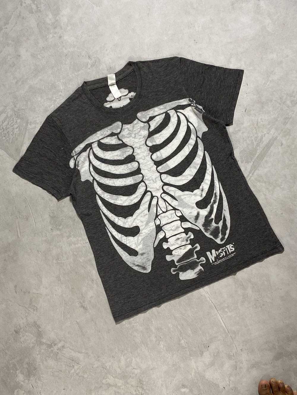 Band Tees × Misfits × Rock Band Y2K Misfits Skele… - image 5