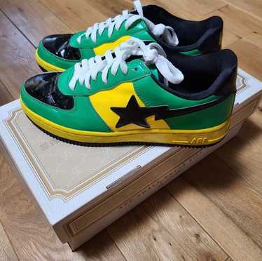 Bape BAPE Bapesta JAMAICA patent leather sneakers - image 1