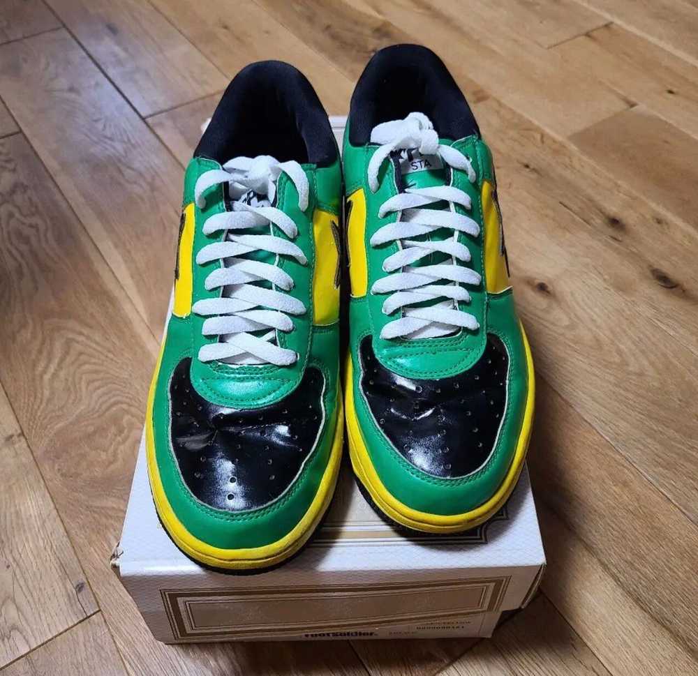 Bape BAPE Bapesta JAMAICA patent leather sneakers - image 3