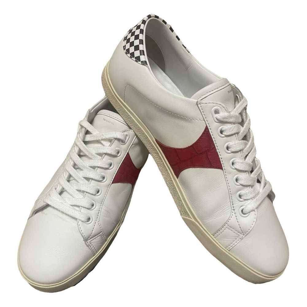 Celine Triomphe leather low trainers - image 1