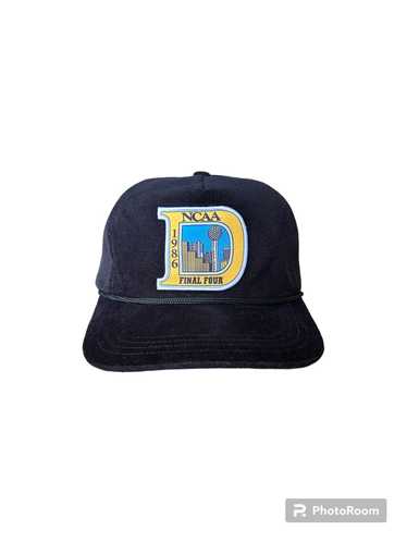 Vintage 1986 Dallas Final Four Corduroy SnapBack