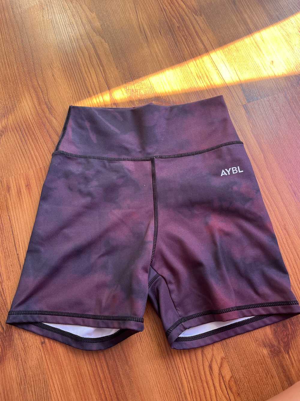 AYBL Core Shorts - Fire Red Tie Dye - image 3