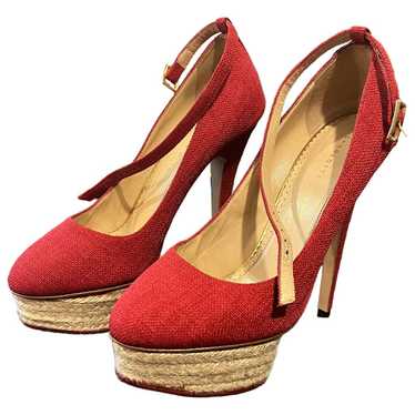 Charlotte Olympia Dolly cloth heels