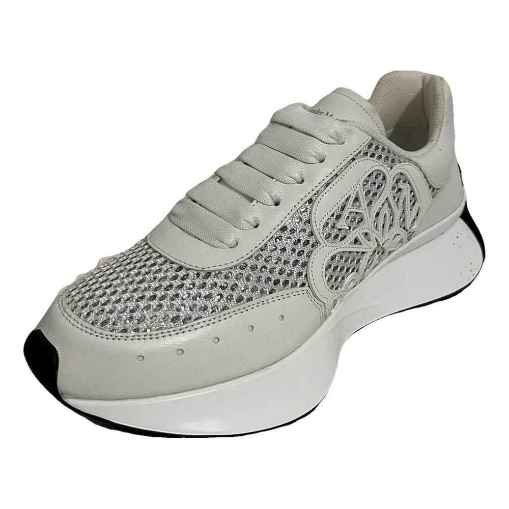 Alexander McQueen Sprint Runner leather trainers - image 1