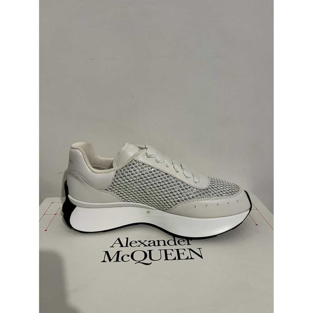 Alexander McQueen Sprint Runner leather trainers - image 2