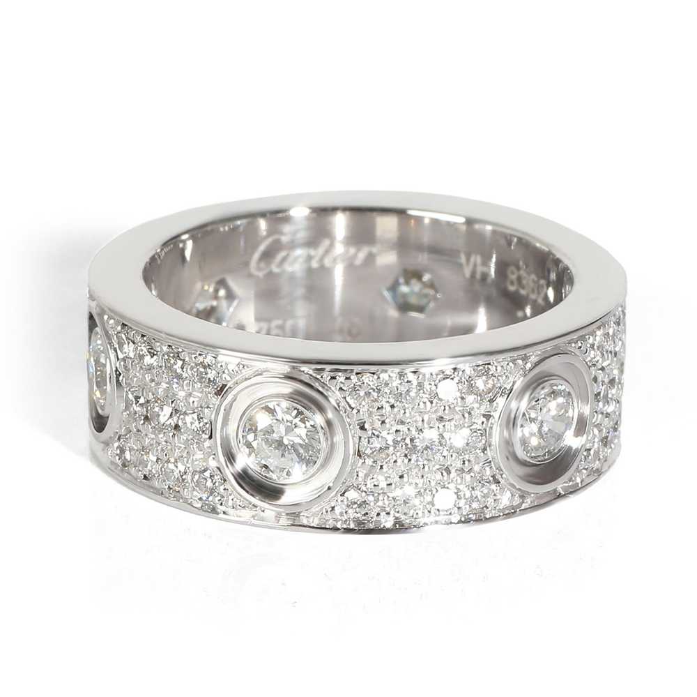 Cartier CARTIER Love Ring, Diamond Paved [White G… - image 1
