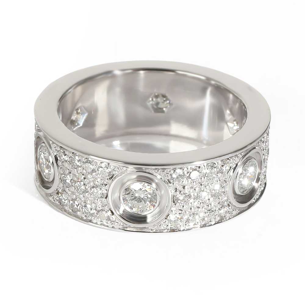Cartier CARTIER Love Ring, Diamond Paved [White G… - image 2