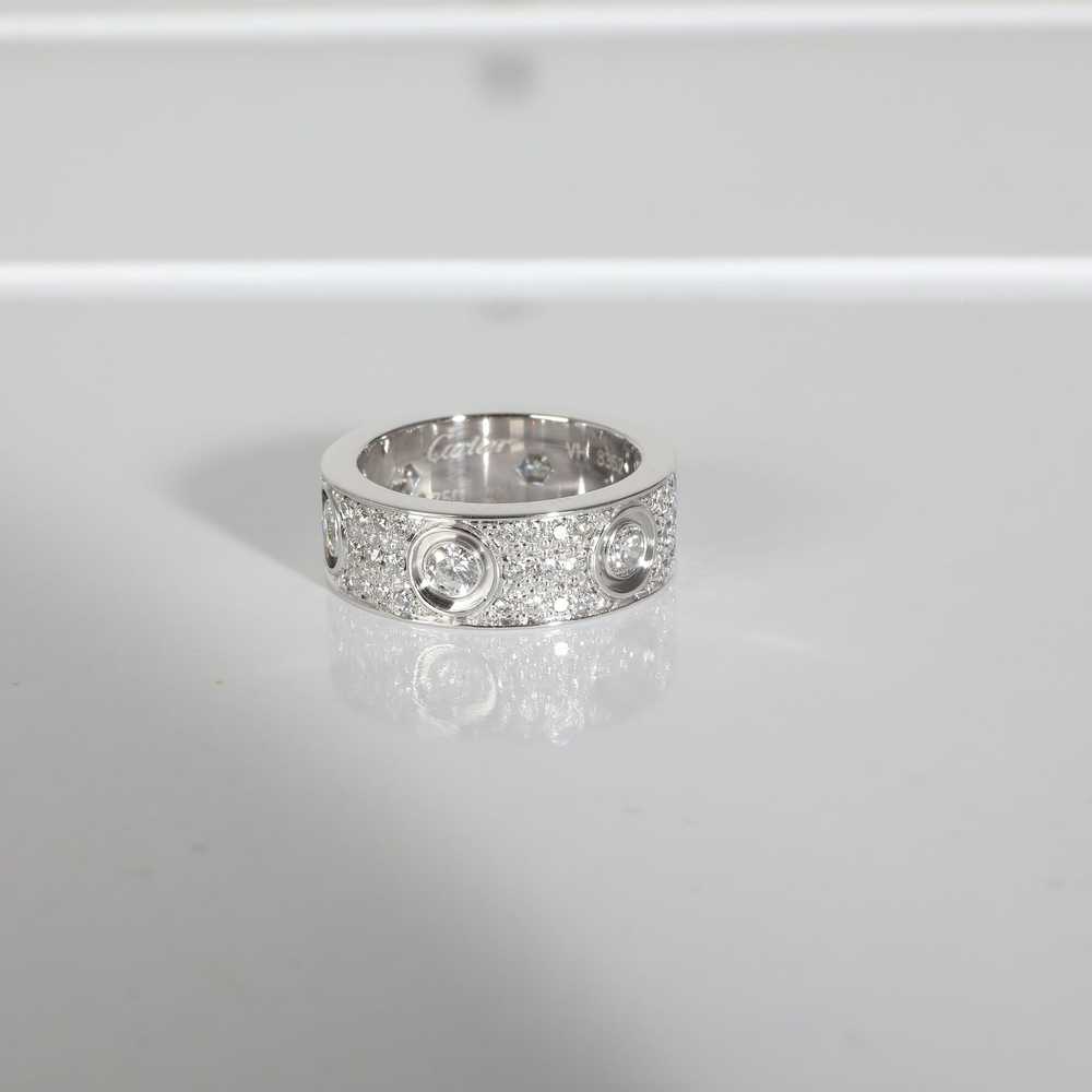 Cartier CARTIER Love Ring, Diamond Paved [White G… - image 6