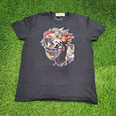 Fruit Of The Loom Naruto Shirt Large 21x26 Black - image 1