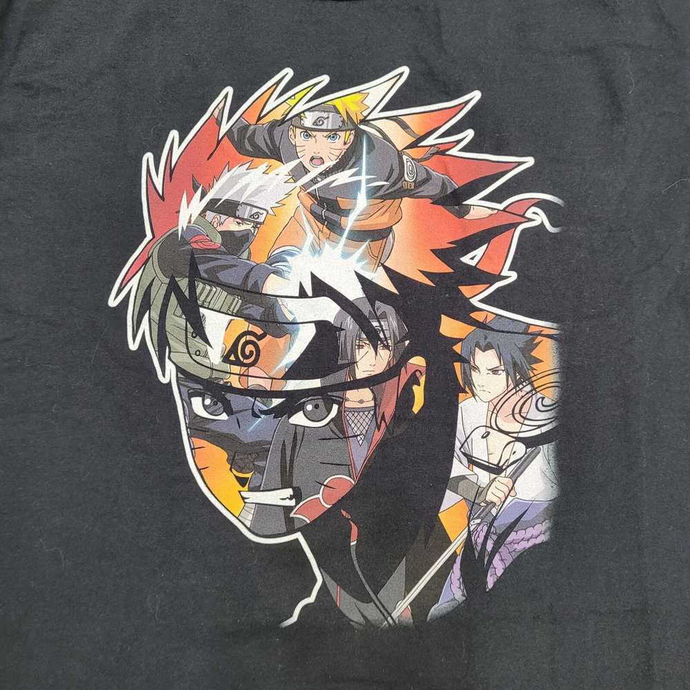 Fruit Of The Loom Naruto Shirt Large 21x26 Black - image 3