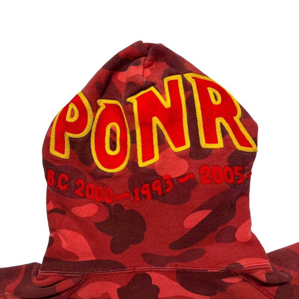 Bape × Vintage BAPE Red Camo Shark PONR Full Zip … - image 7