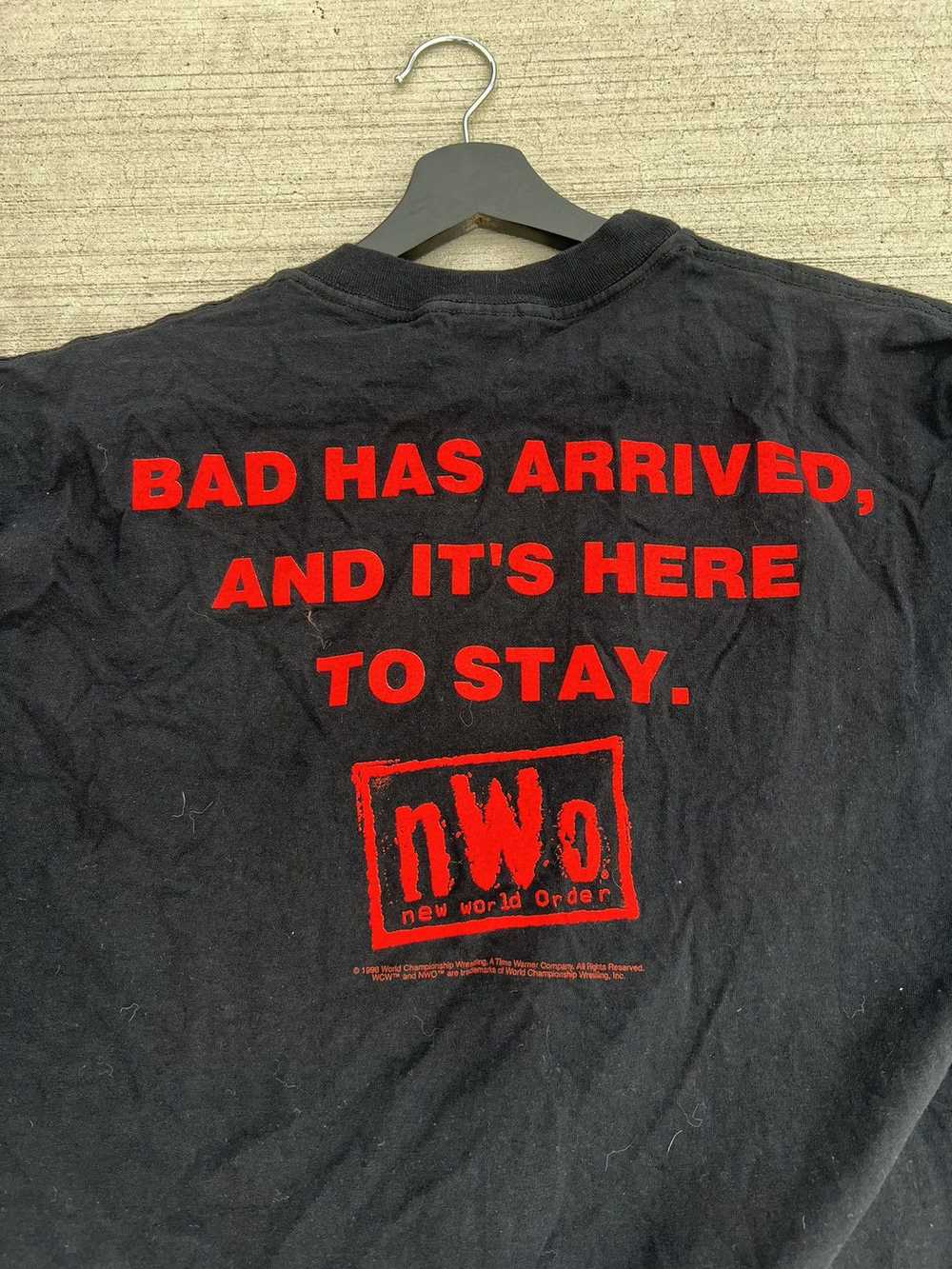 Rare × Vintage × Wcw/Nwo Vintage N.W.O T Shirt Ra… - image 2