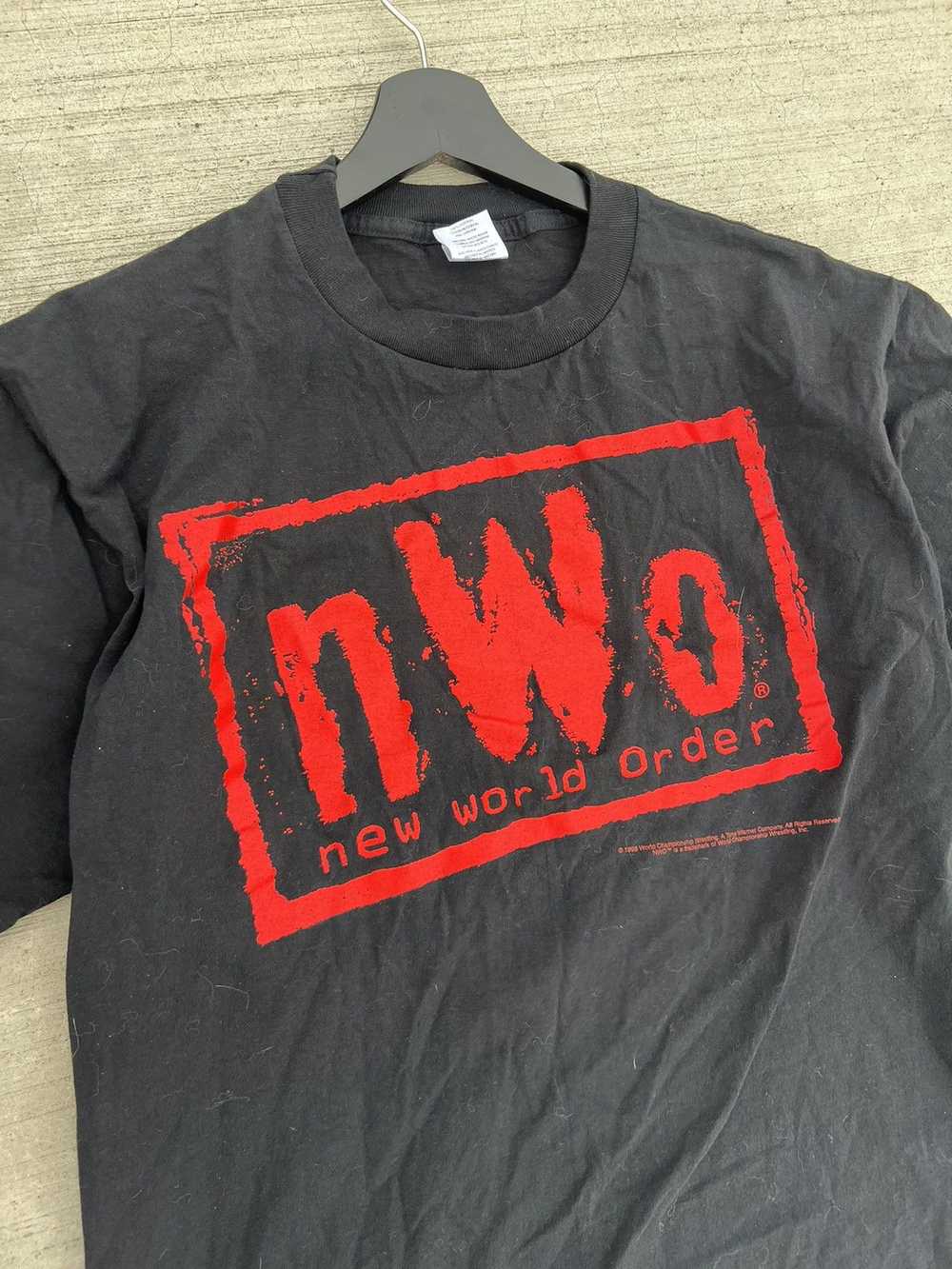 Rare × Vintage × Wcw/Nwo Vintage N.W.O T Shirt Ra… - image 3