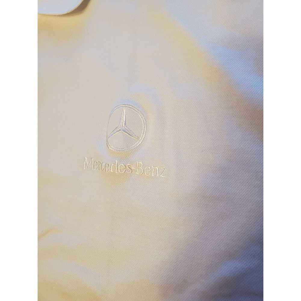 Mercedes Benz Mercedes Benz All White Polo Shirt … - image 2