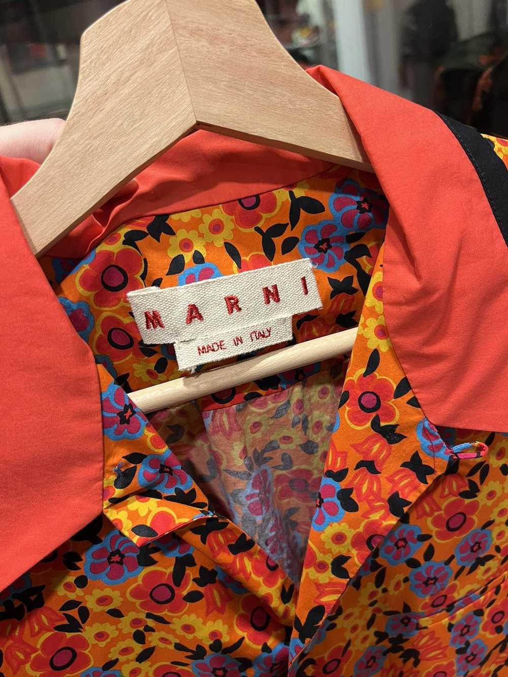 Marni Marni floral button up bowling shirt - image 3