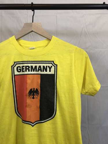 Vintage Vintage Single Stitch Germany Flag Distres