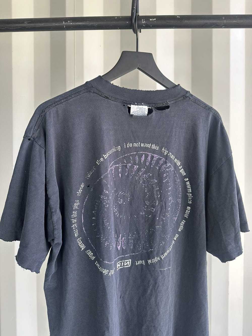 Band Tees × Vintage Vintage Nine Inch Nails Downw… - image 6