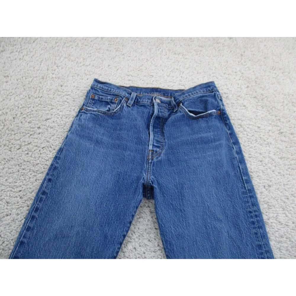 Levi's Levi's Jeans Mens 29x30 Blue 501 Button Fl… - image 2