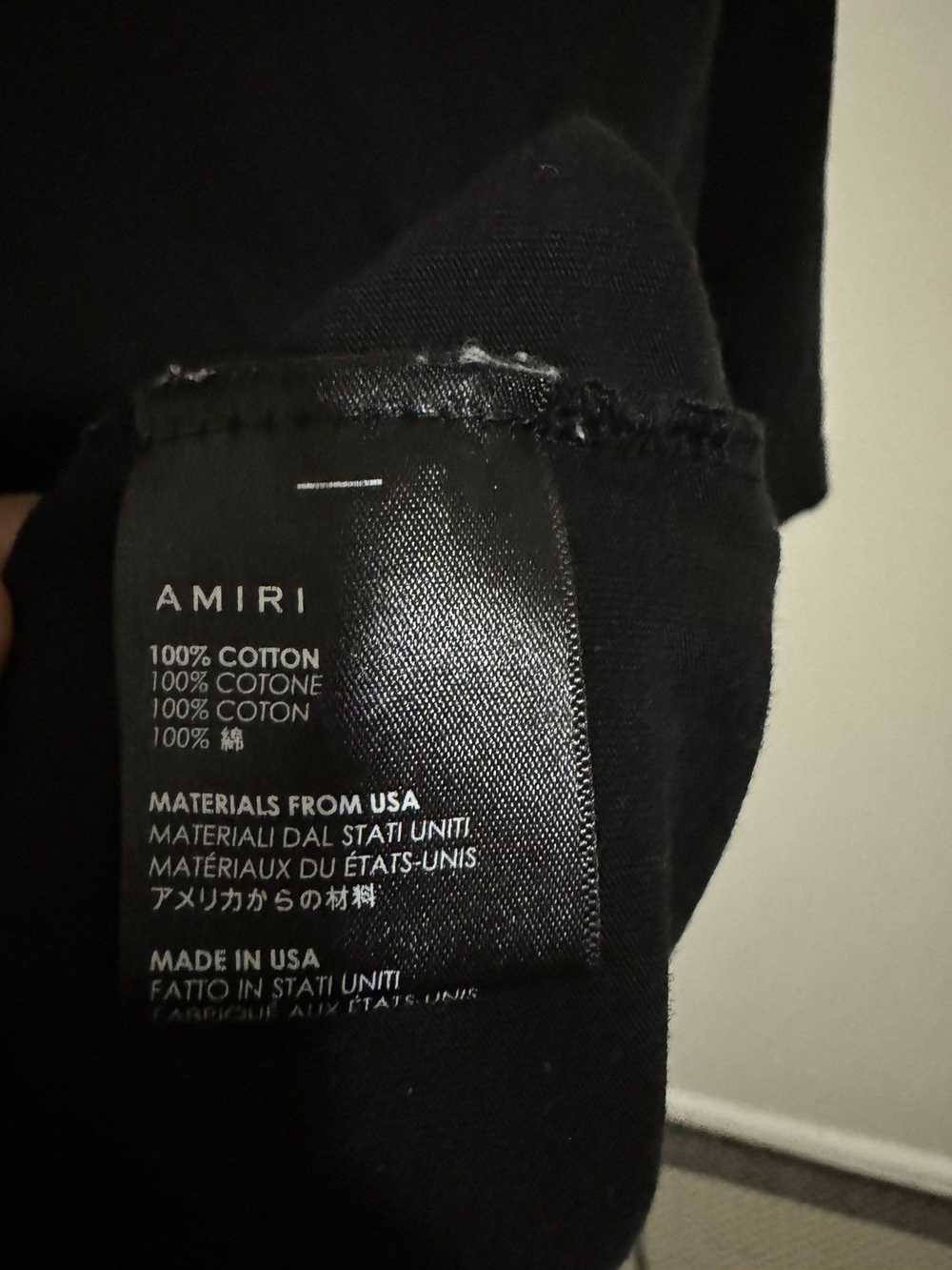 Amiri Amiri Core Logo t-shirt - image 4