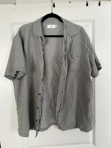 Onia Onia Gray Button Up Short Sleeve Shirt