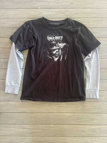 Vintage Call of Duty Ghosts Double-Layered Tee
