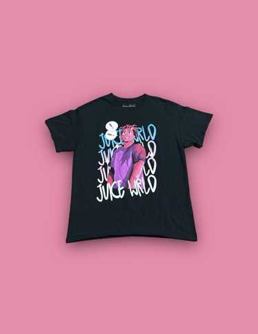 999 Club × Rap Tees Juice WRLD anime t-shirt