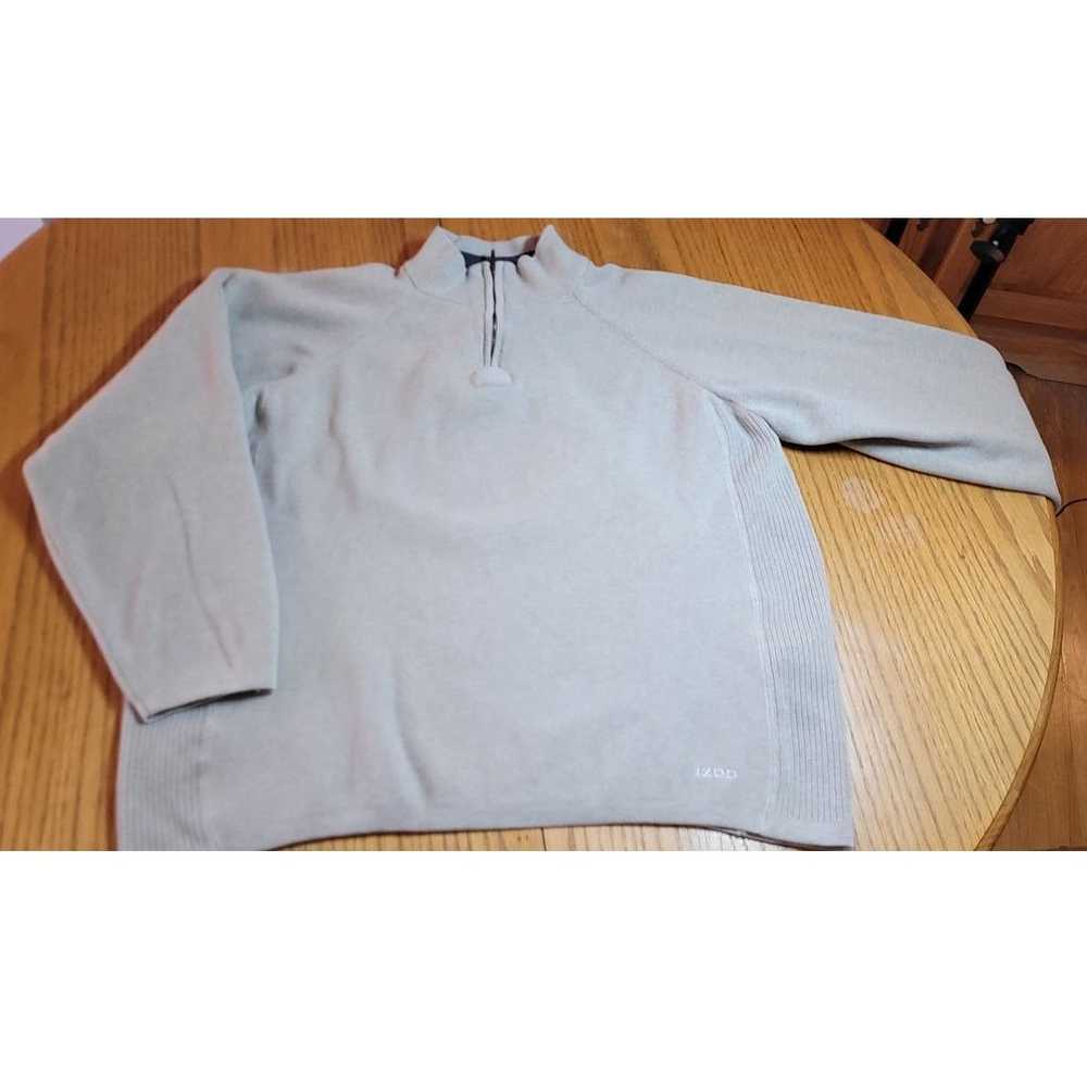Izod Izod Men's Sweater Sz Medium Tan Pullover Co… - image 2