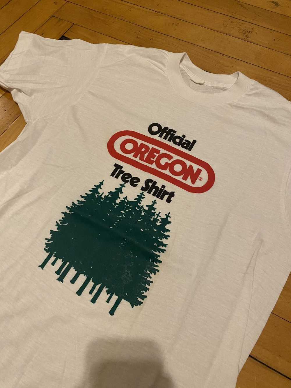 Hanes × Vintage 70s official Oregon tree shirt - image 2