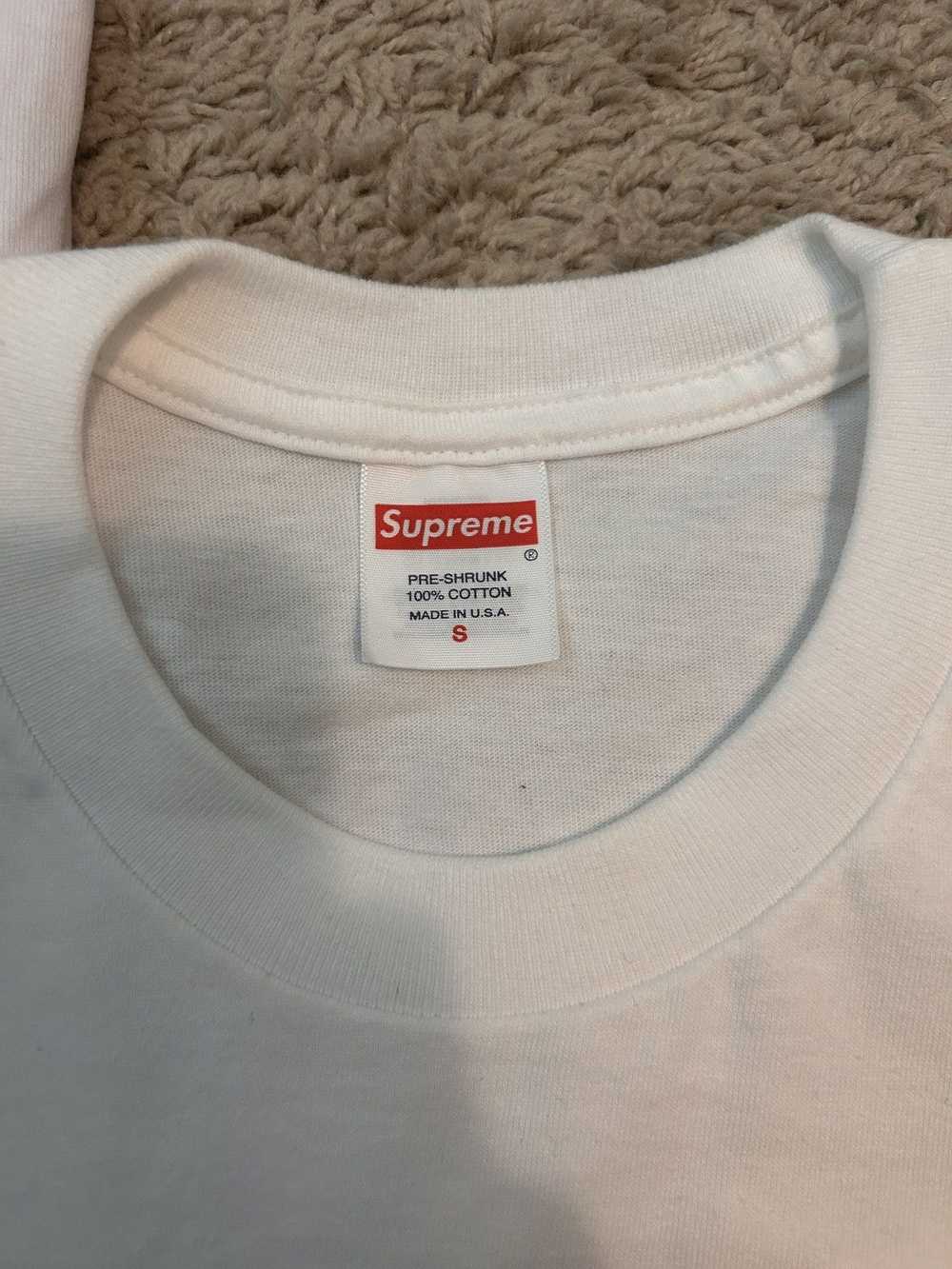 Supreme Supreme FW23 Camo Box Logo Tee White - image 3