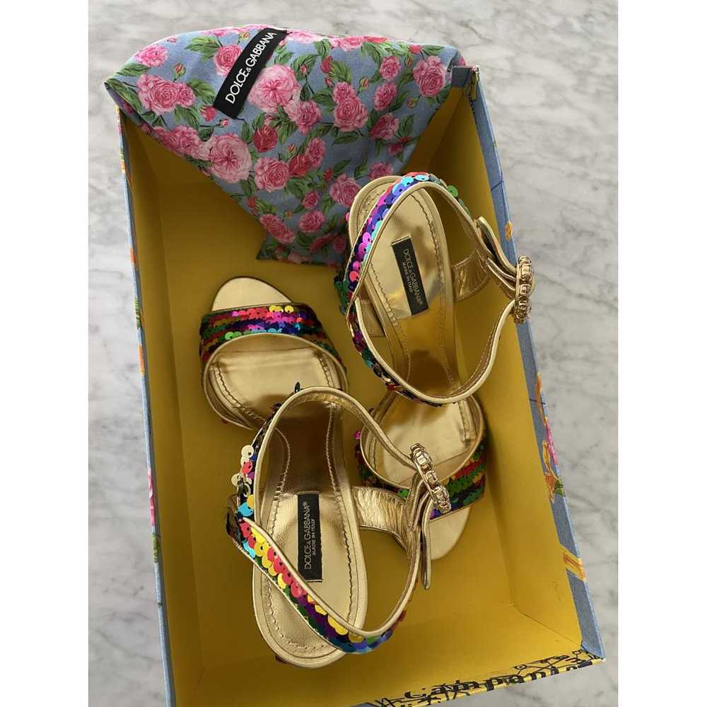 Dolce & Gabbana Glitter heels - image 6