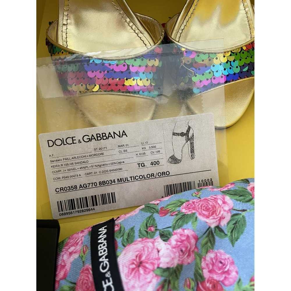 Dolce & Gabbana Glitter heels - image 7